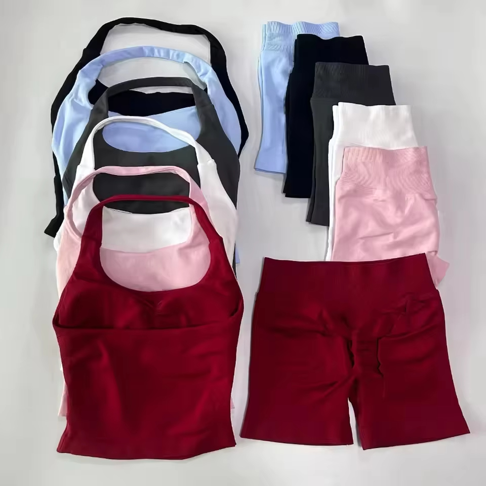 Aquatic Gym - طقم رياضي نسائي بدون ظهر مع